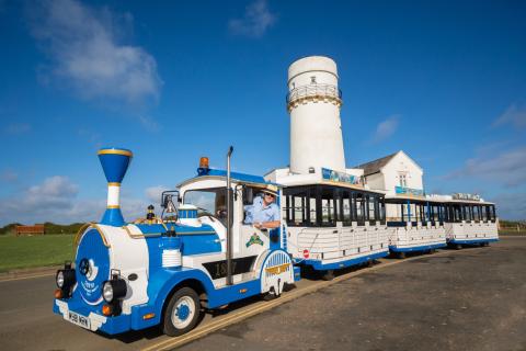 Searles Leisure Resort sustainable land train
